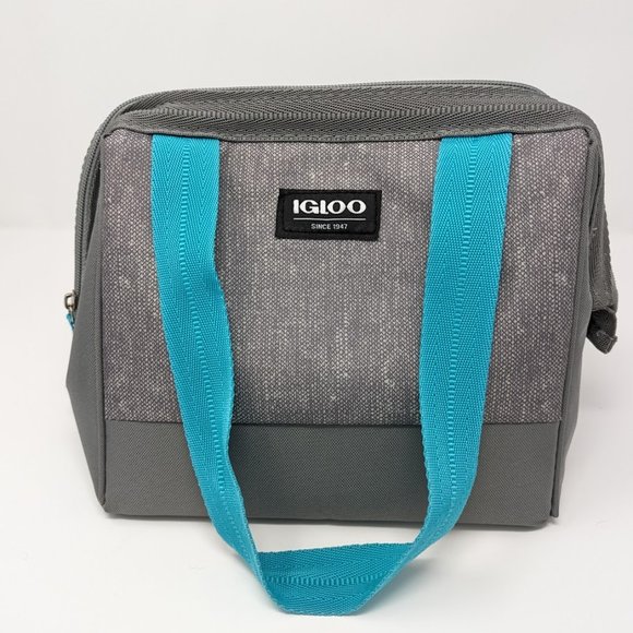 Cooler Soft Sided Bag Leftover Tote 9 Can, Gray - Picture 1 of 6